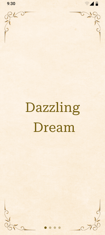 Dazzling Dream 章扉